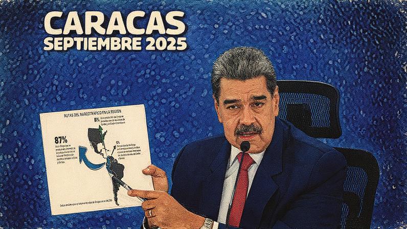 Nicolás Maduro durante coletiva de imprensa no dia 15 de setembro (Foto: Reprodução)