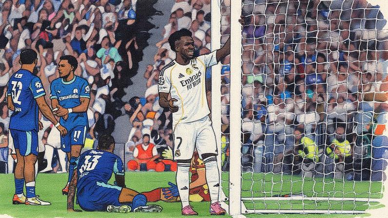 Vinicius Junior ficou fora do top-10 da Bola de Ouro (Foto: Reprodução)