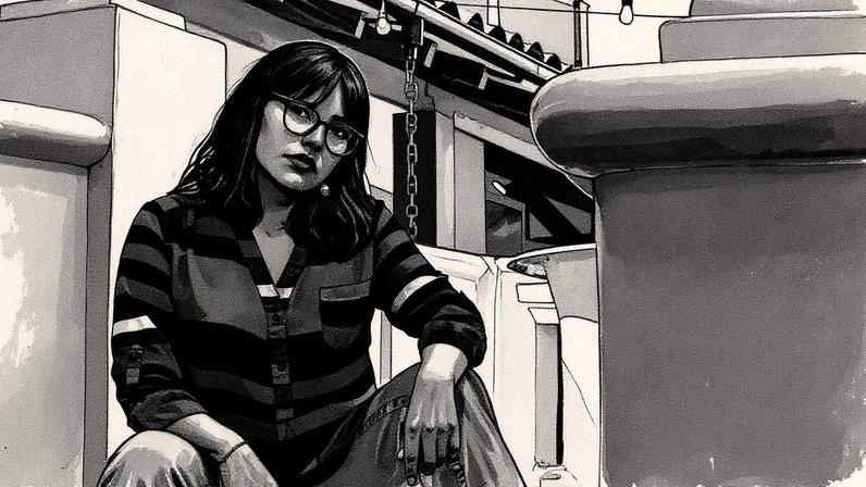 Quya Reyna em Madrid, em junho (Foto: Reprodução)