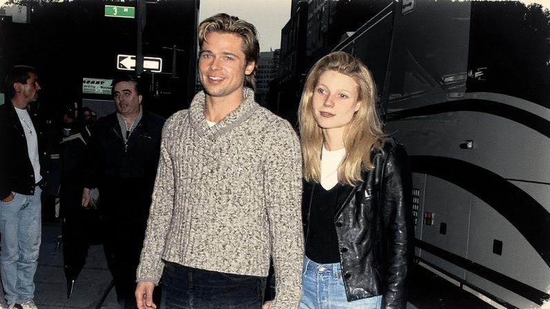 Gwyneth Paltrow e Brad Pitt posam juntos nos anos 90 (Foto: Reprodução)