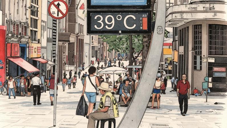 A Defesa Civil alerta sobre a prática de atividades físicas em horários de calor intenso e recomenda a umidificação de ambientes fechados (Foto: Reprodução)