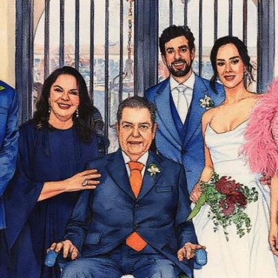 Magda Colares se destaca em casamento da filha de Faustão, Lara Silva