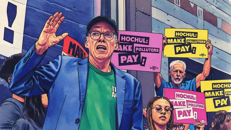 Bill McKibben em Nova York, em setembro de 2024 (Foto: Reprodução)