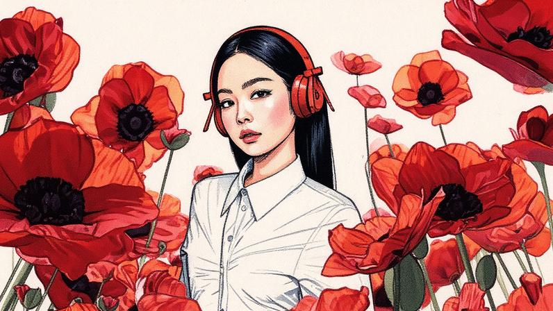 JENNIE do BLACKPINK faz parceria com a Beats para uma colaboração na cor vermelha 'Ruby' (Foto: Reprodução)