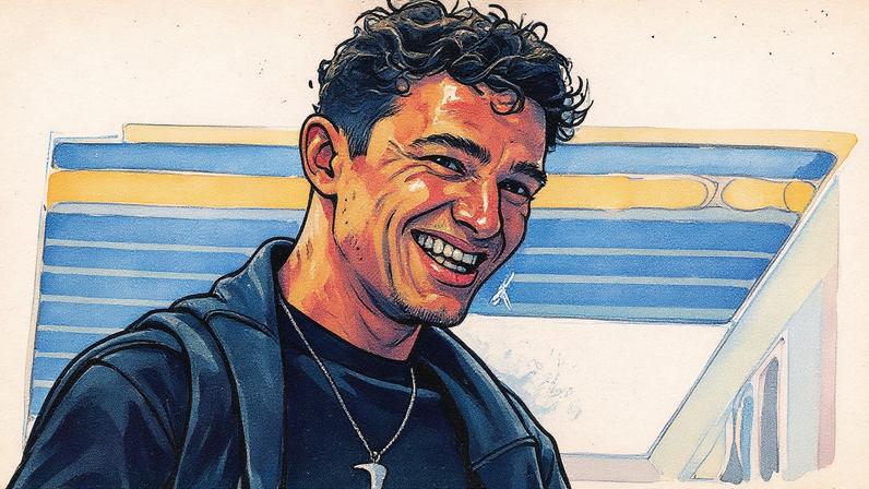 Lando Norris, piloto da McLaren, em ação durante a Fórmula 1 de 2025 (Foto: Reprodução)