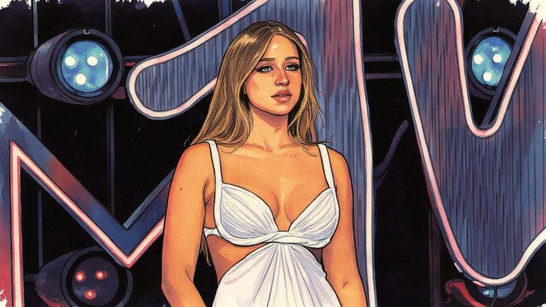 Tate McRae em uma sessão de fotos (Foto: Reprodução)