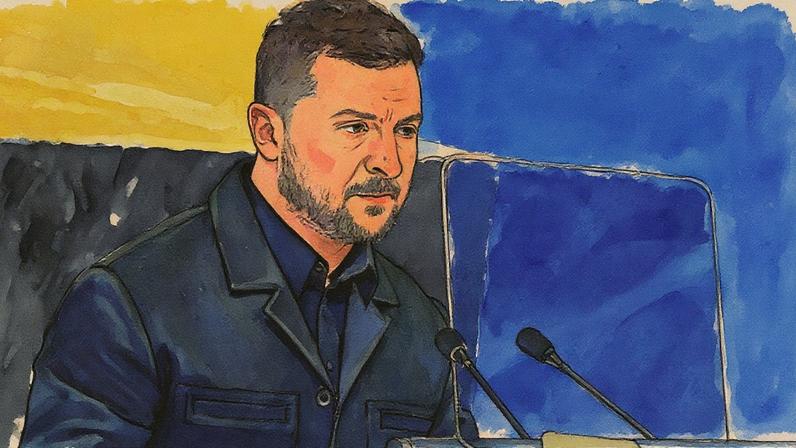 Presidente ucraniano faz declaração sobre a ameaça da Rússia a outros países (Foto: Reprodução)