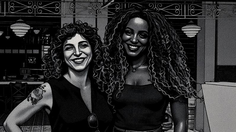 Rosane Svartman e Sheron Menezzes posam para foto (Foto: Reprodução)