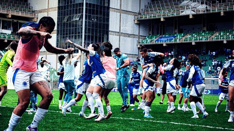 Cruzeiro disputa título inédito do Brasileirão Feminino A1 contra o Corinthians (Foto: Reprodução)