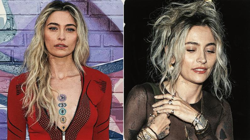 Paris Jackson em um evento, usando um vestido elegante e posando para a câmera (Foto: Reprodução)