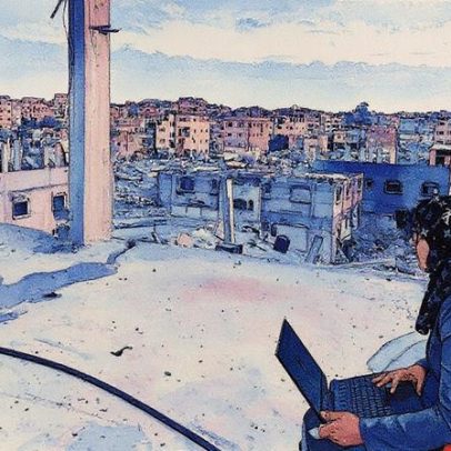 Estudantes evacuados de Gaza chegam ao Reino Unido para iniciar estudos