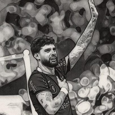 Yuri Alberto perde pênalti e termina noite em lágrimas