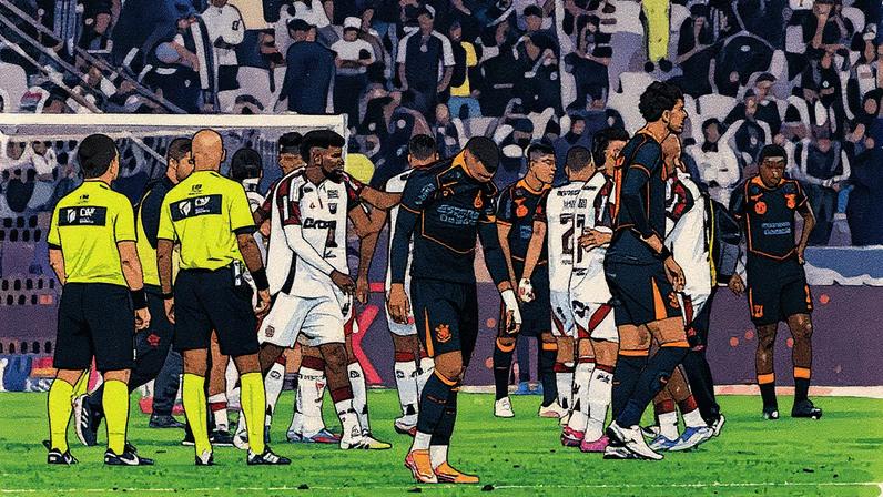 Corinthians perdeu para o Flamengo por 2 a 1 (Foto: Joisel Amaral/AGIF)