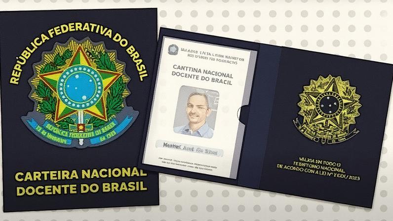 A nova carteira de identificação será destinada a professores das redes pública e privada • Reprôdução/MEC