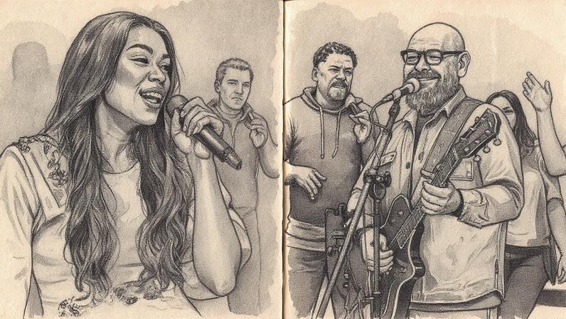 Elaine Martins e Marcos Salles participam do Viradão Gospel. Foto: Divulgação.