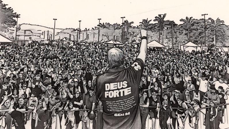 Marcha Para Jesus aconteceu pela primeira vez neste sábado (27) em Santana de Parnaíba, São Paulo. Foto: Reprodução / Instagram @Marchaparajesus.
