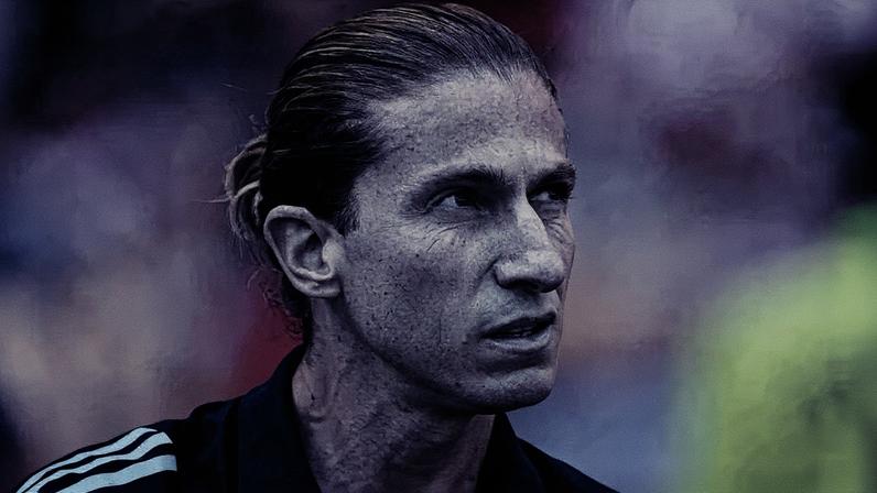 Filipe Luís durante o clássico entre Flamengo e Fluminense, pelo Campeonato Carioca (Foto: Alexandre Loureiro/AGIF)