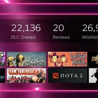 Jogador conquista Steam após comprar mais jogos que qualquer outro