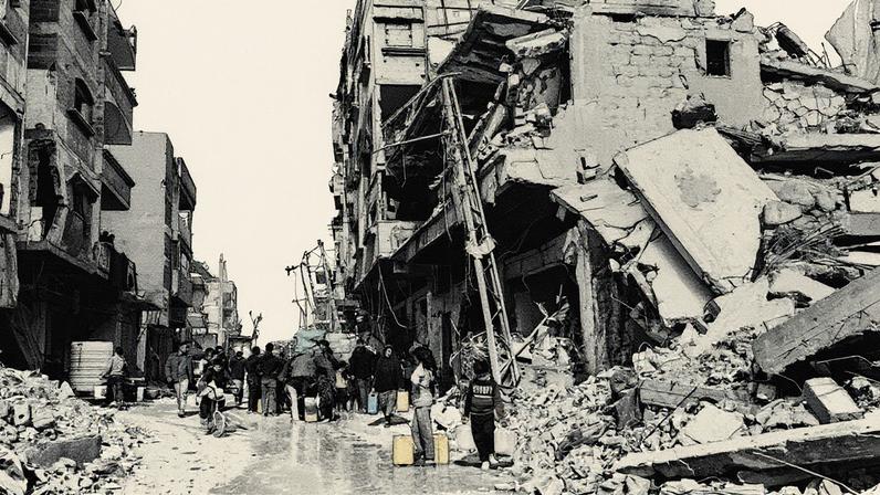 As ações começaram no domingo (21), Dia Mundial da Paz da ONU, com um minuto de silêncio e uma oração - Foto: Reprodução/Médicos Sem Fronteiras/Nour Alsaque