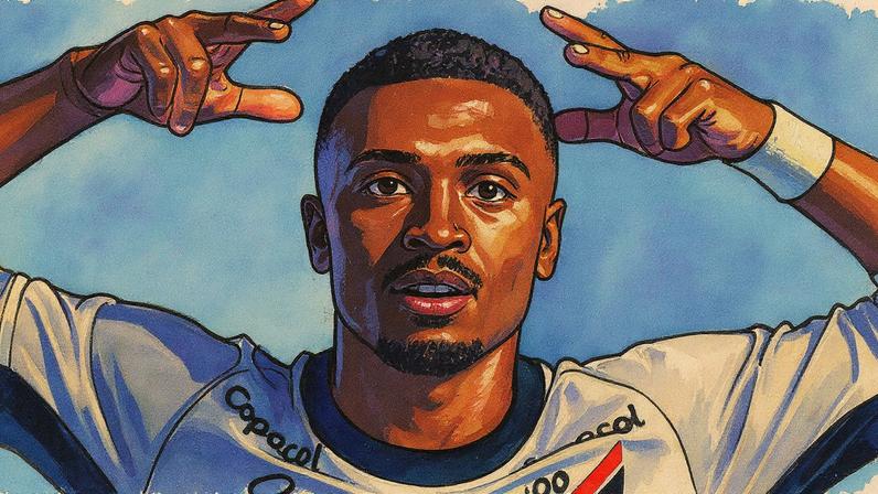 Leozinho comemora gol do Athletico contra o Athletic. Foto: José Tramontin/Athletico