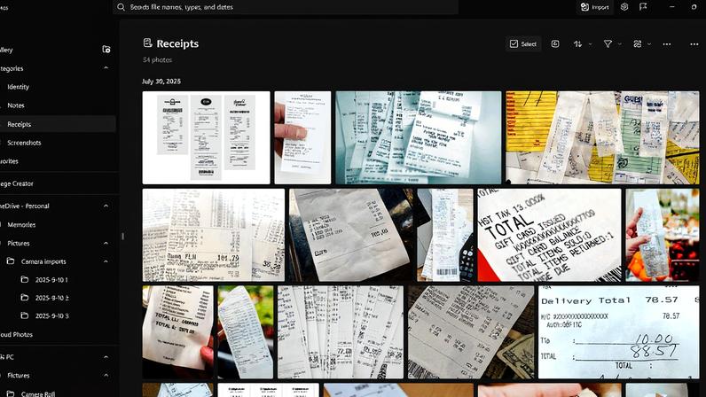Microsoft Photos AI-powered auto-categorization feature