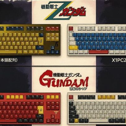 Novo teclado Gundam com teclas Topre chega ao mercado