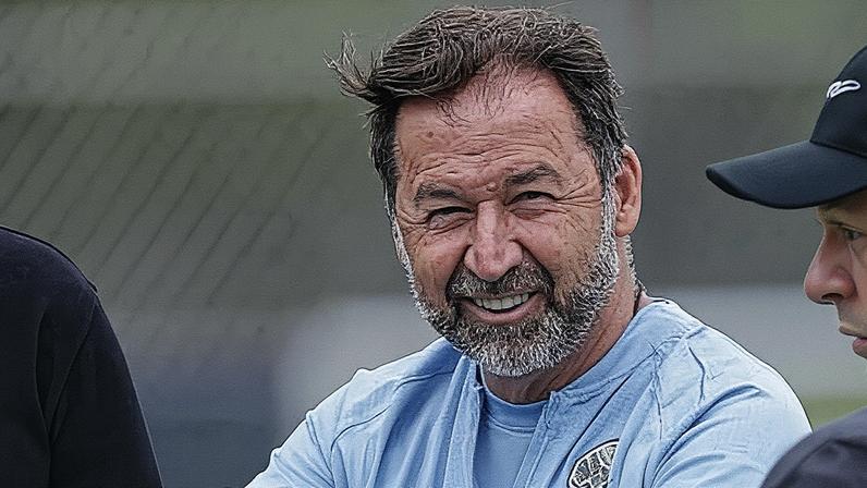 Augusto Melo durante treino do Corinthians no CT Joaquim Grava • Rodrigo Coca/Agência Corinthians