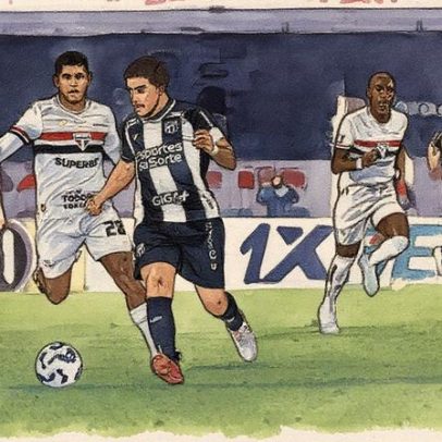 Ceará vence São Paulo no Brasileirão