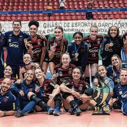 Flamengo conquista Taça Brasil de vôlei feminino