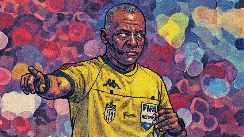 Wilton Pereira Sampaio foi o árbitro de Corinthians x Flamengo (Foto: Cesar Greco/SE Palmeiras)