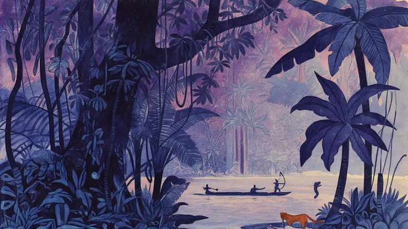 Pintura de José Gamarra exposta na mostra do acervo de Glissant (Foto: Reprodução)