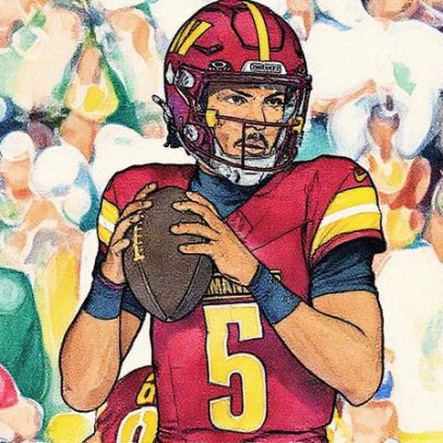 Jayden Daniels não treina antes de sexta-feira e futuro na semana 3 é incerto