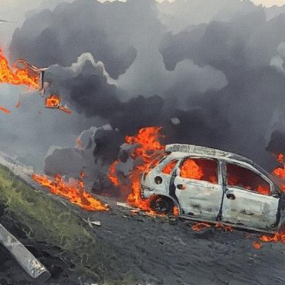 Engavetamento em rodovia de SP deixa duas vítimas fatais e três feridos graves