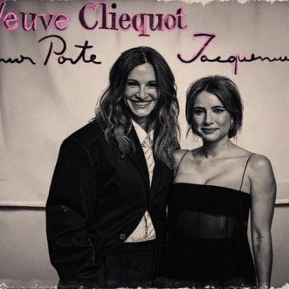 Julia e Emma Roberts desfilam em sintonia com looks pretos na NYFW