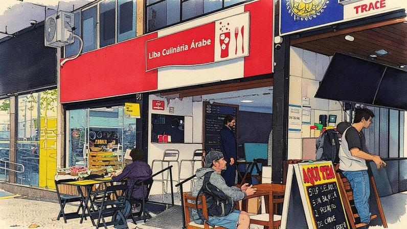 Liba Culinária Árabe, em Copacabana (Foto: Reprodução)