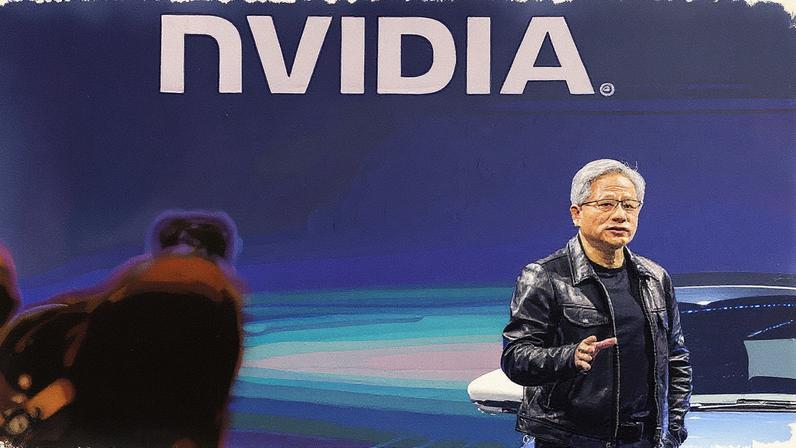 Homem em traje executivo apresenta resultados financeiros em um palco, com gráfico ao fundo (Foto: Reprodução)