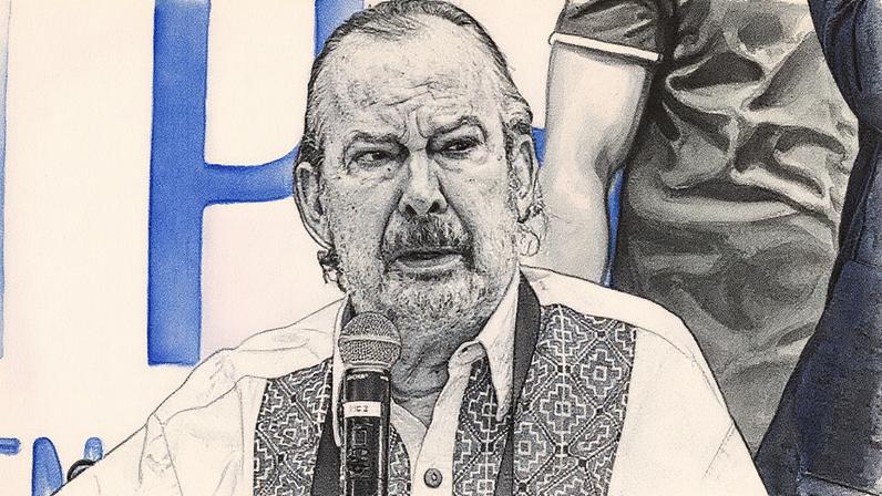 Mauricio Fernández durante um ato em San Pedro Garza García, Nuevo León (Foto: Reprodução)