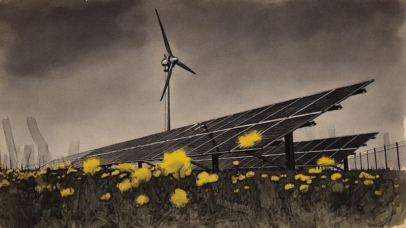 Geração de energia eólica e solar no Brasil é reduzida devido a cortes do ONS para garantir a segurança do sistema elétrico (Foto: Reprodução)