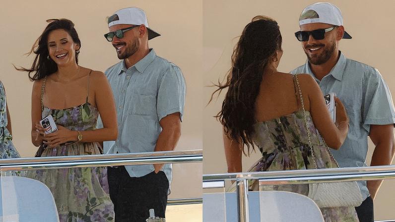 Zac Efron e Nina Dobrev passeiam de barco na Itália (Foto: Reprodução)