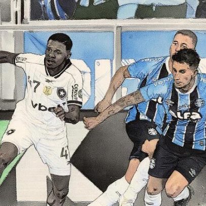 Grêmio empata com Botafogo após goleiro marcar pênalti decisivo