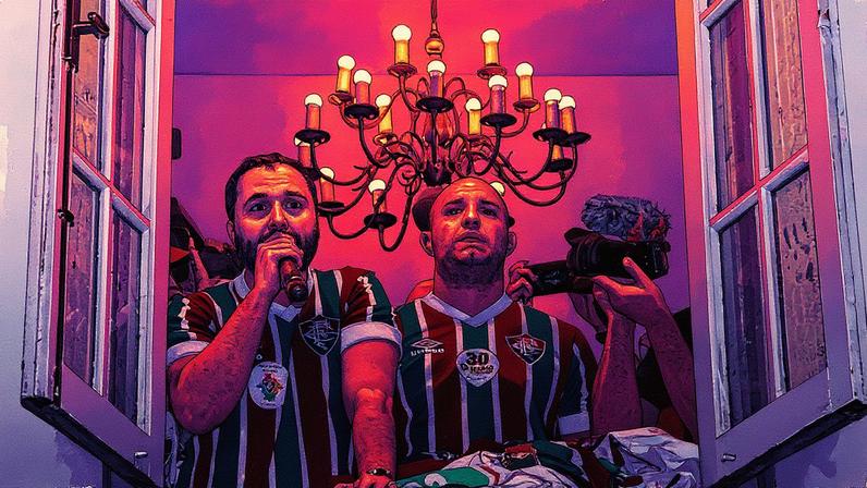 Mário Bittencourt e Mattheus Montenegro posam para foto (Foto: Reprodução)