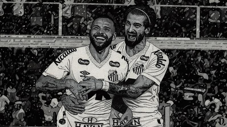 Guilherme comemora um gol durante clássico contra o São Paulo (Foto: Reprodução)