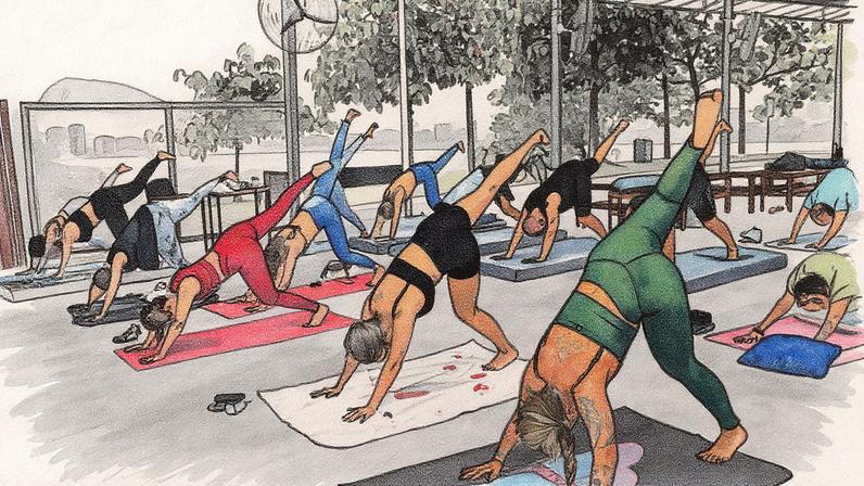 Momento Aszens realiza atividades de bem-estar para mulheres na Aldeia Lagoa (Foto: Reprodução)