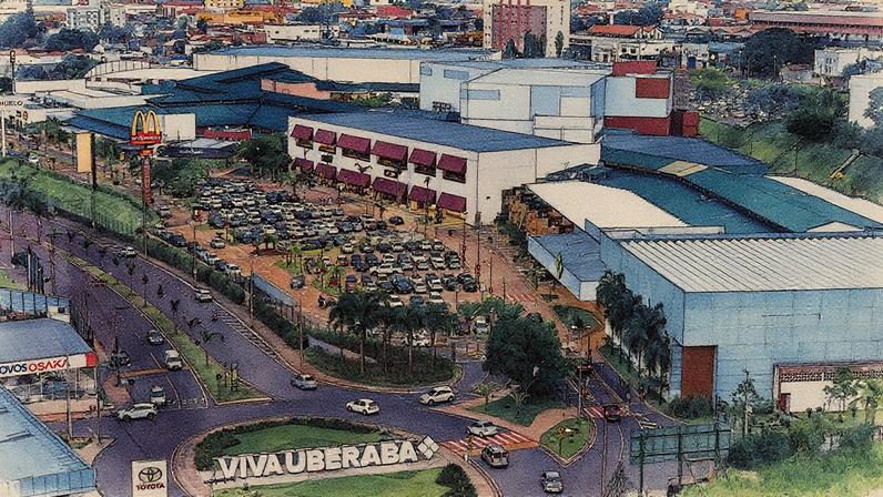 Shopping Uberaba, localizado no Triângulo Mineiro, em fase de expansão (Foto: Reprodução)