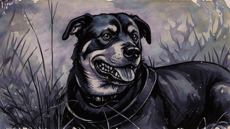 Cachorro da raça rottweiler em close (Foto: Reprodução)