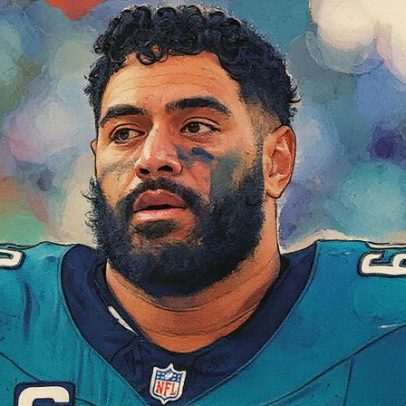 Jordan Mailata critica narrativa sobre vitória dos Eagles contra os Chiefs