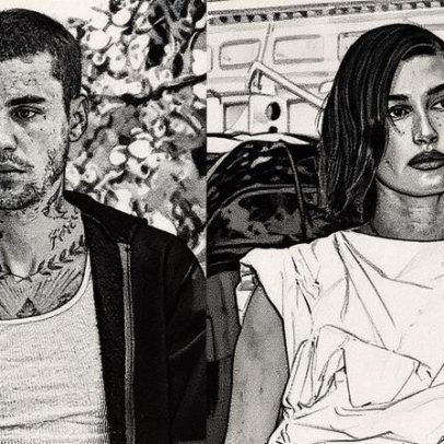 Bieber surpreende fãs com novo visual e barba ao deixar estúdio em Hollywood