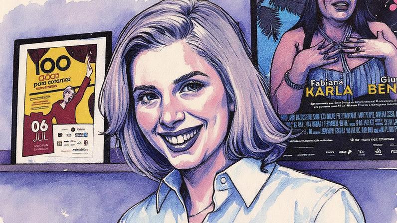 Dani Valente em uma foto publicada no Instagram (Foto: Reprodução)