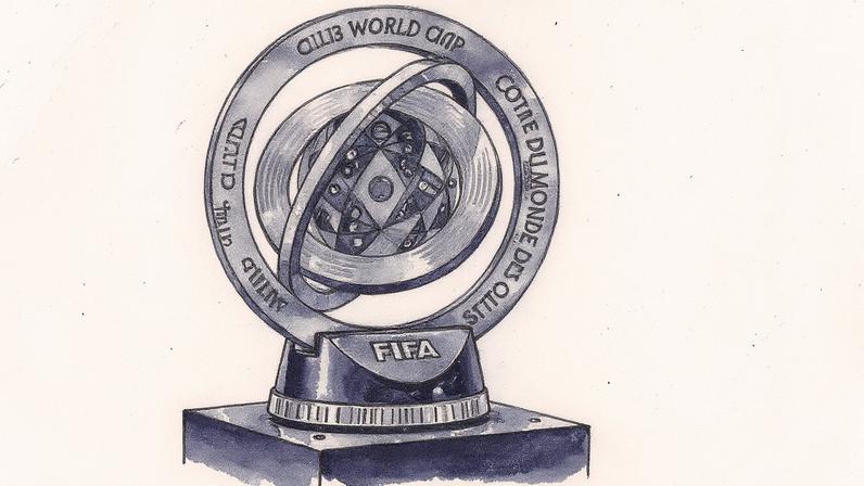 Troféu do Mundial de Clubes de 2025 (Foto: Reprodução)