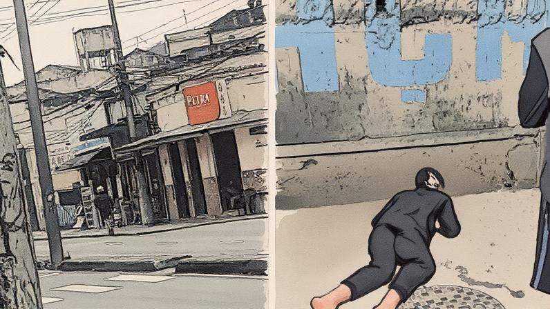 Militar da Marinha reage a assalto e suspeito é baleado na Avenida Dom Hélder Câmara (Foto: Reprodução)